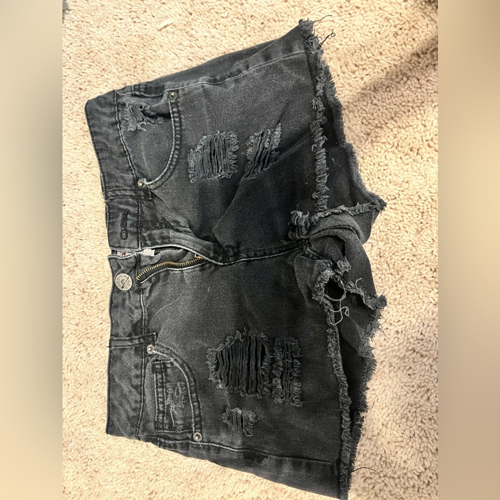 MUDD black Jean shorts size 9